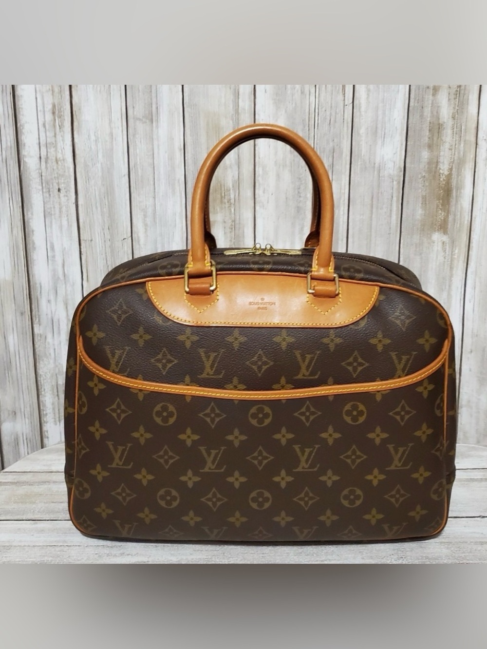 Louis Vuitton Monogram Deauville Bag.